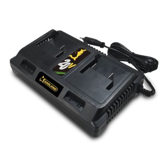 CARICABATTERIE DOPPIO PER BATTERIA 20V